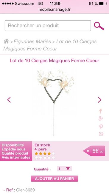 Cierges en forme de coeur - 2