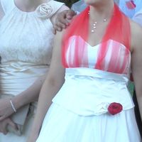 Robe champagne/robe ivoire