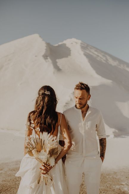 Mariage aux dunes de sel