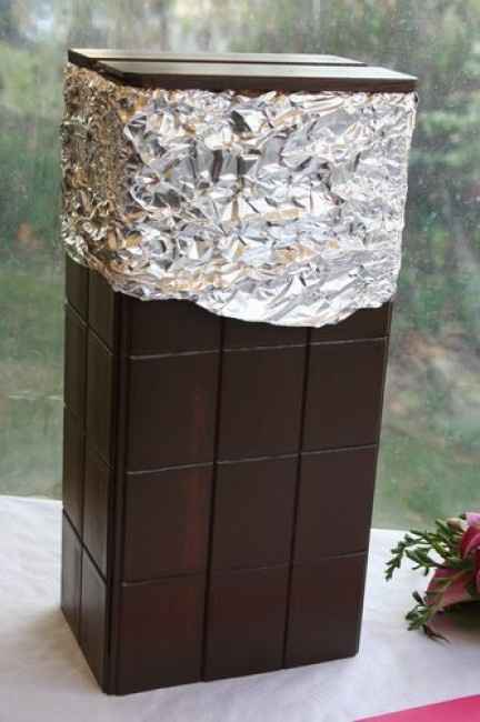 Déco urne semaine 19 - En forme de tablette choco