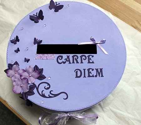 Urne parme/violet