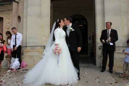 Notre mariage : Sortie d'Eglise