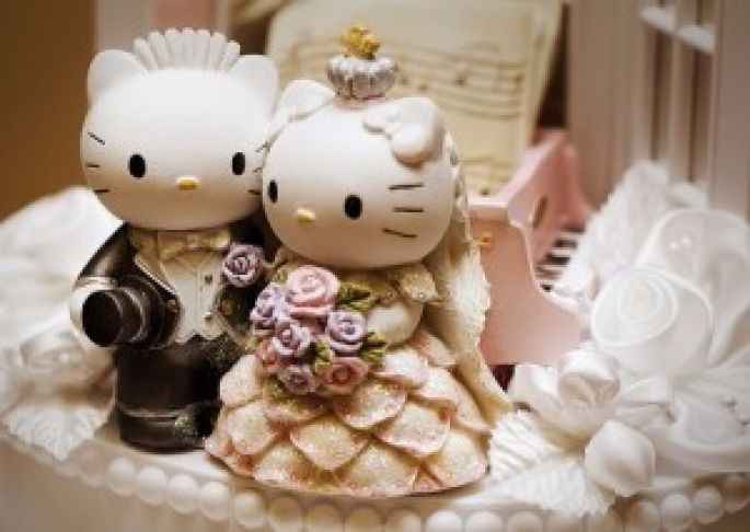 Cake topper Hello Kitty