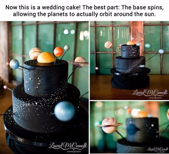 Wedding Cake système solaire