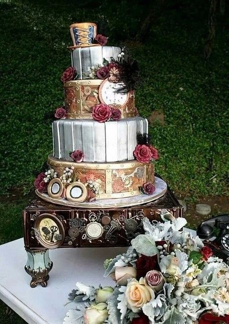 Wedding cake steampunk - 1