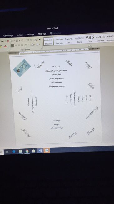 J’ai commencé mes prototypes pour le mariage  - 1