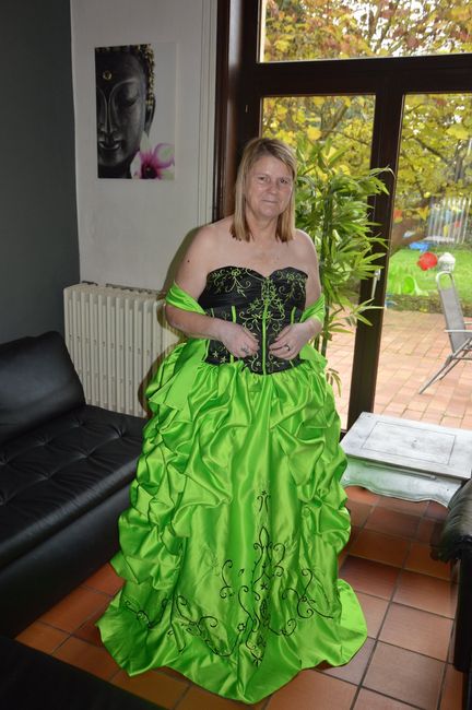 robe Albane verte