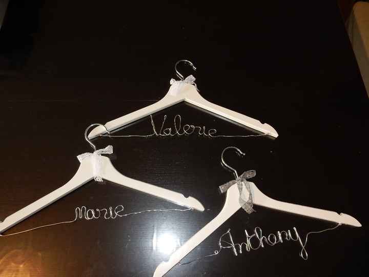 Cintres pour les témoins