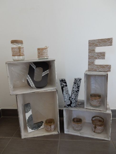 Lettres et pots