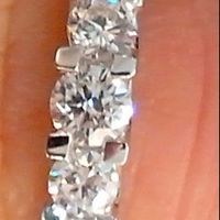 alliance diamants sertie griffes