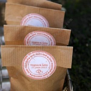Sachet emballage cadeau style vintage