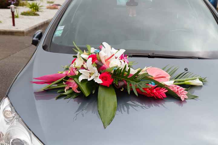 Fleur voiture