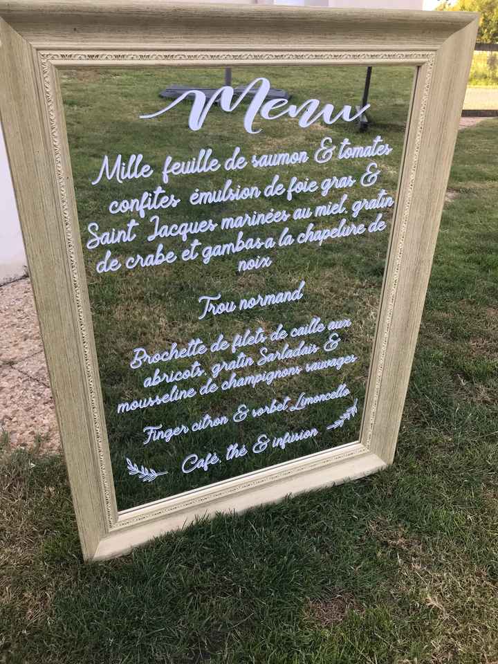 Miroir menu - 1