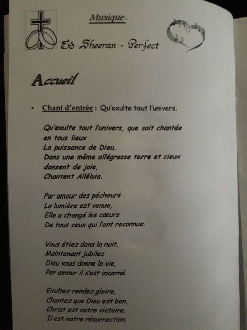 Livret de messe - 3