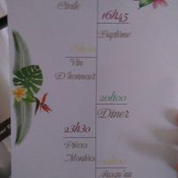 Faire part tropical - 2