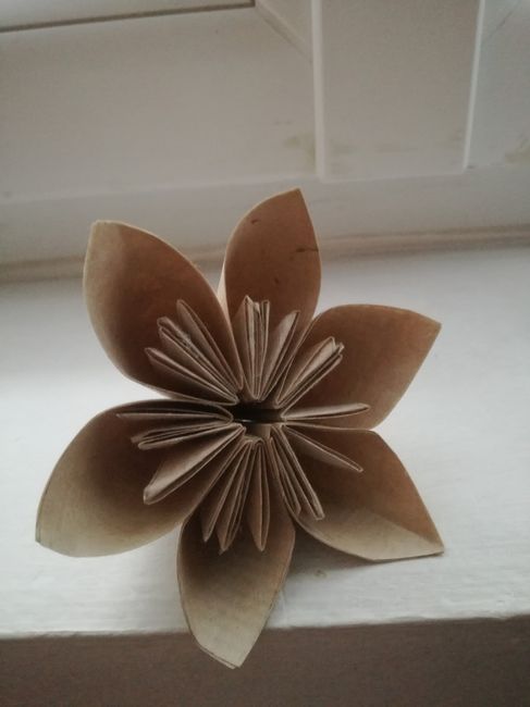 Bouquet à jeter en origami 2