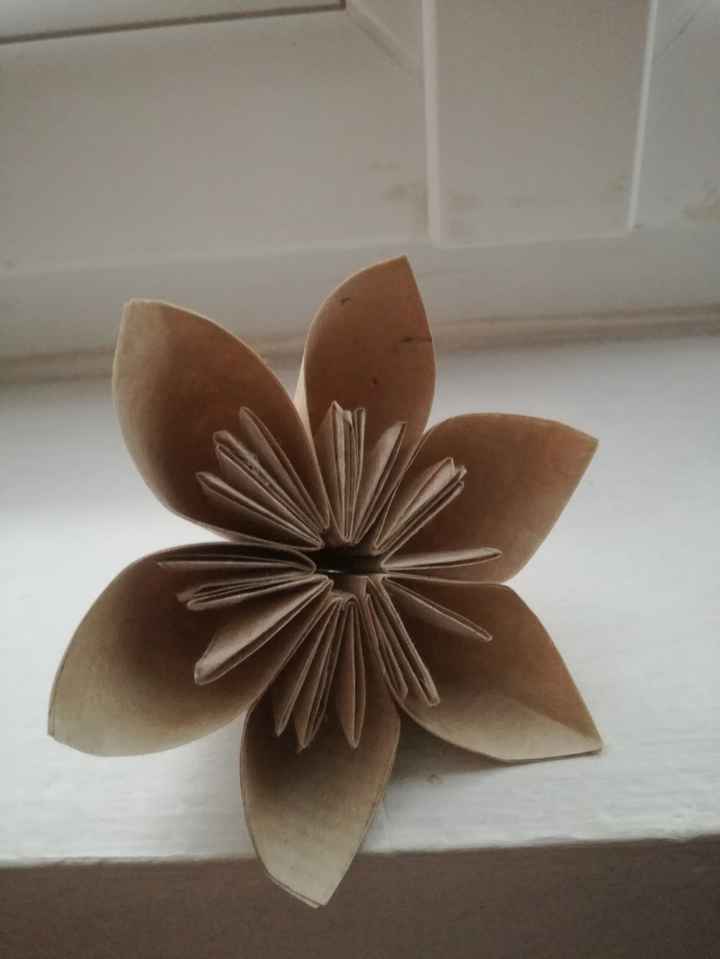Bouquet à jeter en origami - 2