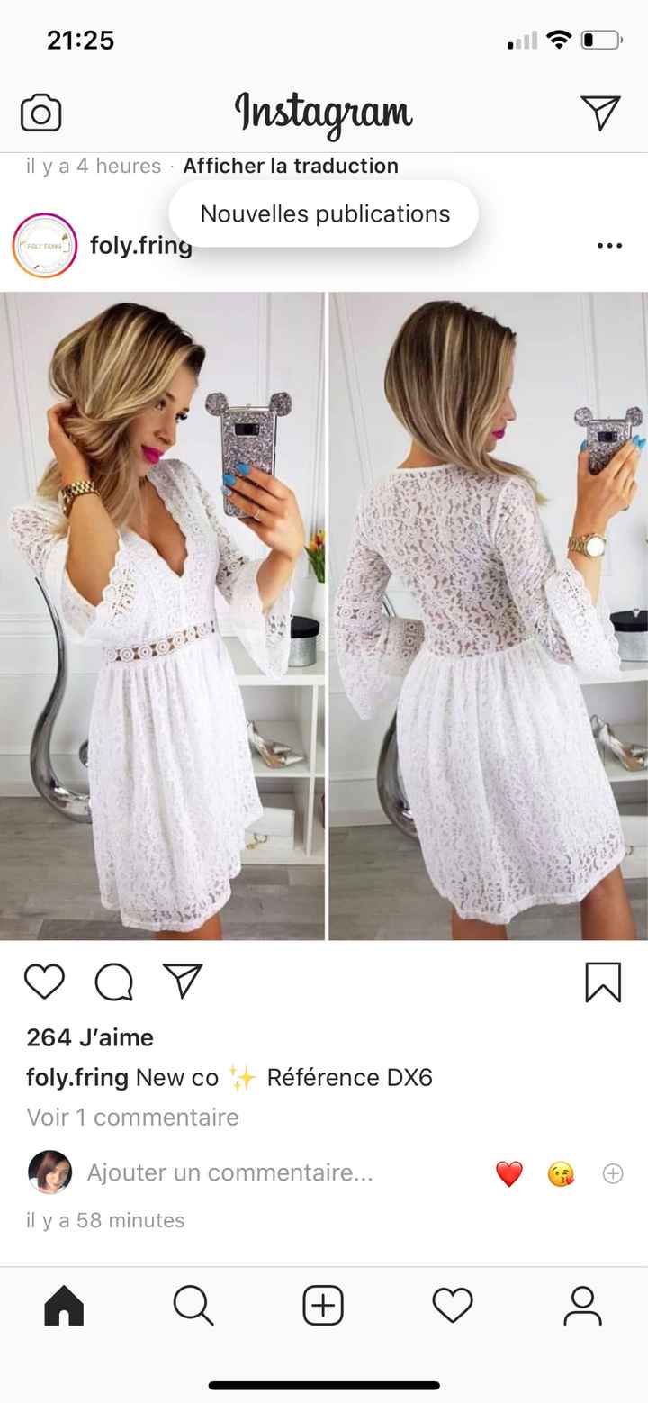 Lendemain mariage tenue - 1