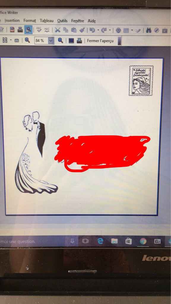 Avis sur mes enveloppes de faire part - 1