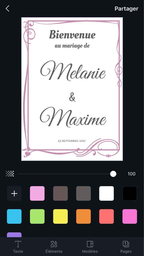 Esquisse de mon panneau bienvenue ! - 1