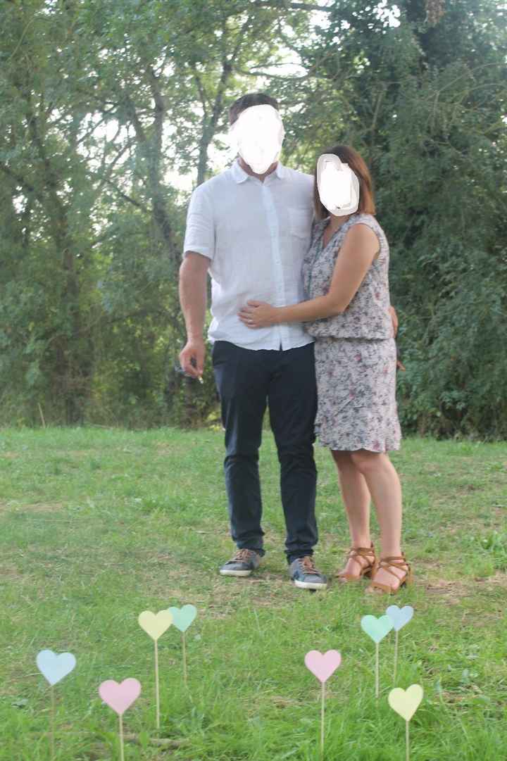Pic cœur au vin d'honneur