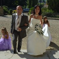 Direction l'autel avec mon beau-frère