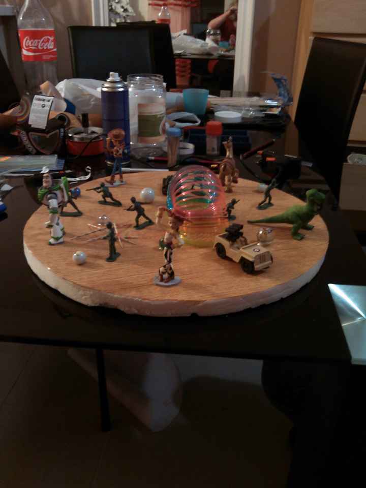 Centre de table fait maison - 2