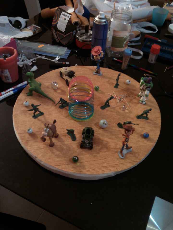 Centre de table fait maison - 3