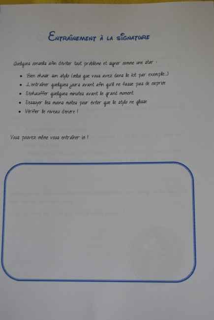 Livret demoiselle d'honneur