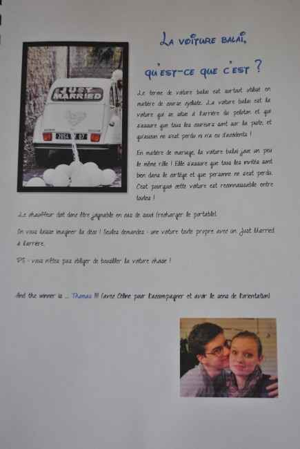 Livret demoiselle d'honneur