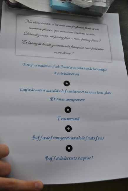 Notre menu déroulé