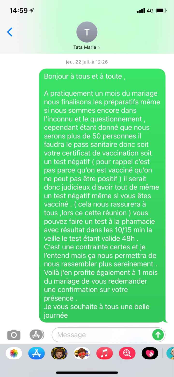 Formulation pass sanitaire - 1