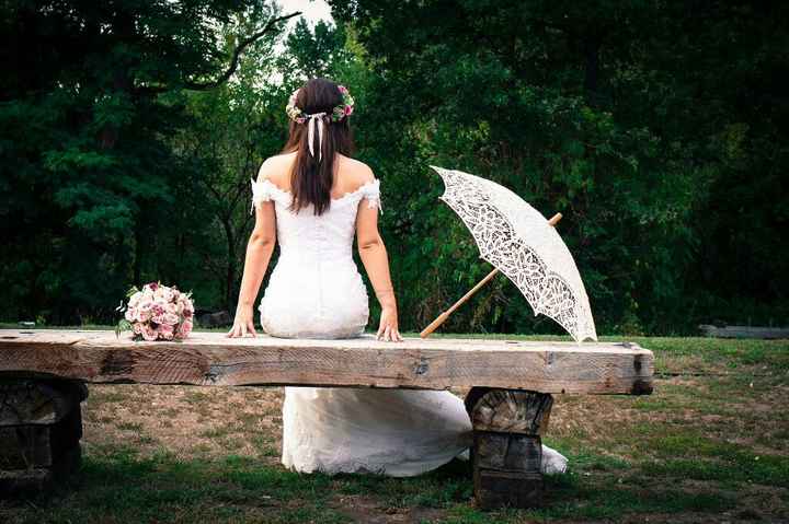  Couronne fleurie et bouquet bohème - 3