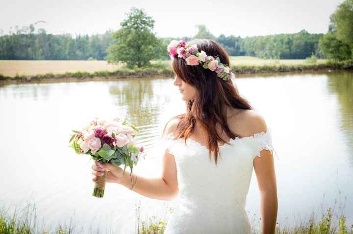  Couronne fleurie et bouquet bohème - 6