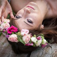  Couronne fleurie et bouquet bohème - 1