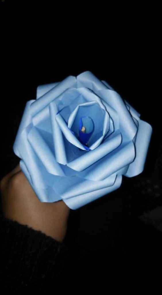 Bouquet demoiselles d honneur et fleurs papier - 1