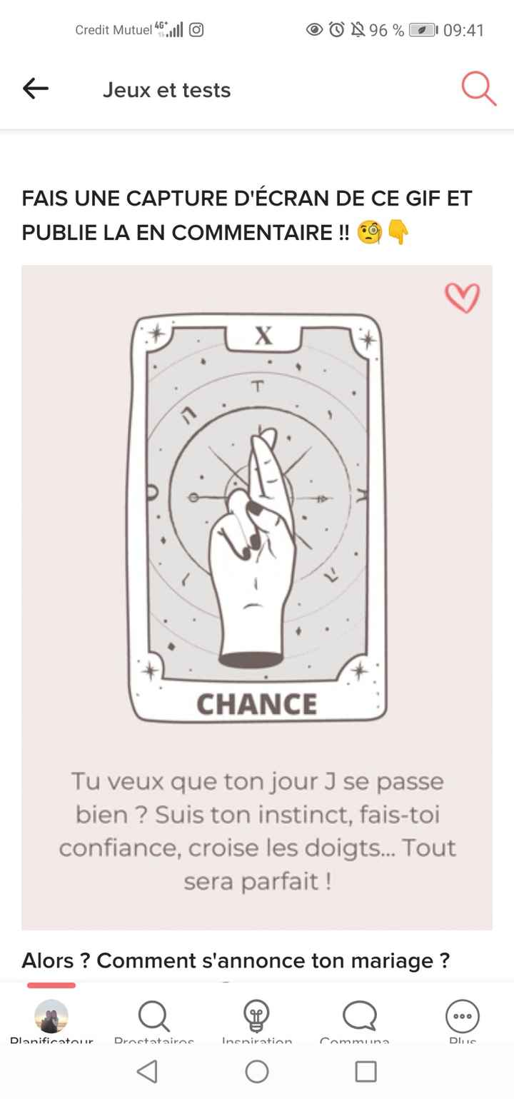 La chance te sourit 🔮😃 - 1