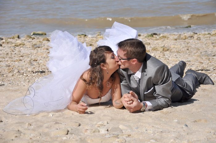 photo couple a la plage