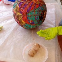 Boule ficelle diy - 3