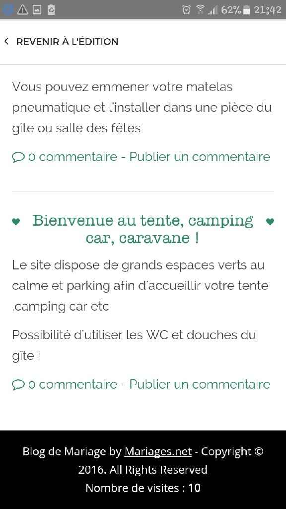 Texte faire-parts : hébergement - 1