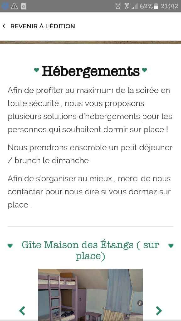 Texte faire-parts : hébergement - 3