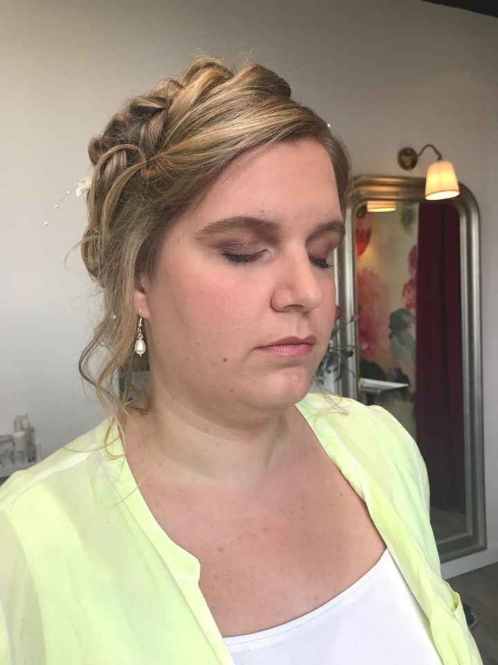 Après la robe, l'essai maquillage et coiffure - 1