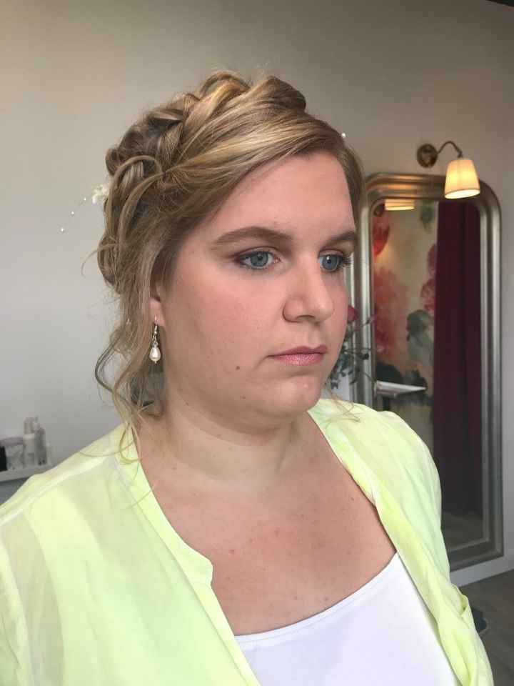 Après la robe, l'essai maquillage et coiffure - 2