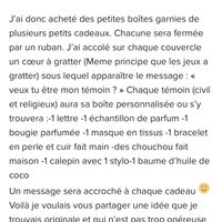 Idée pour un coffret pour mes témoins de l’amour - 1