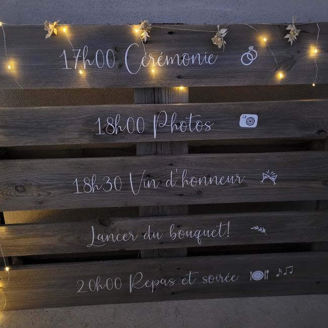 diy - Planning sur palette - 1