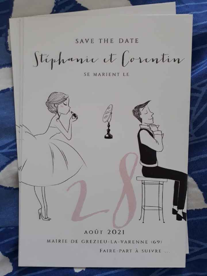 Réception du jour : Save the date - 1