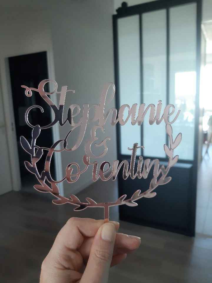 Cake topper personnalisé - 1