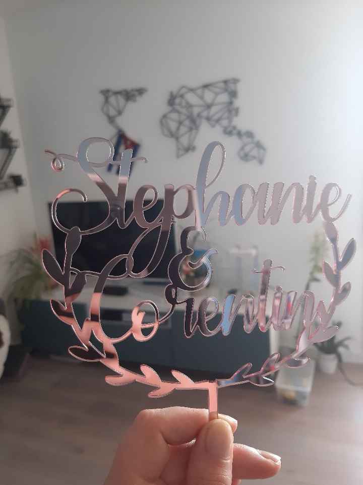 Cake topper personnalisé - 2