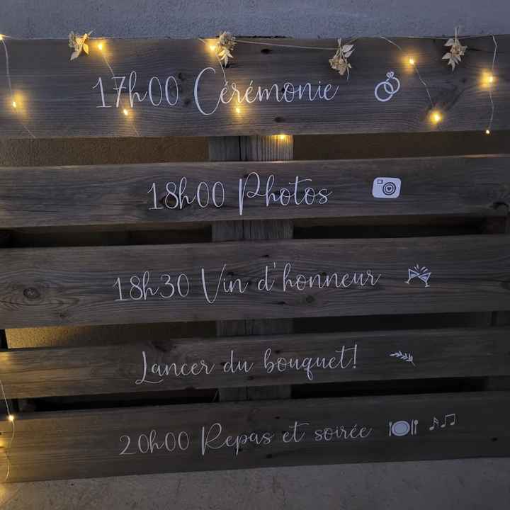 diy - Planning sur palette - 1
