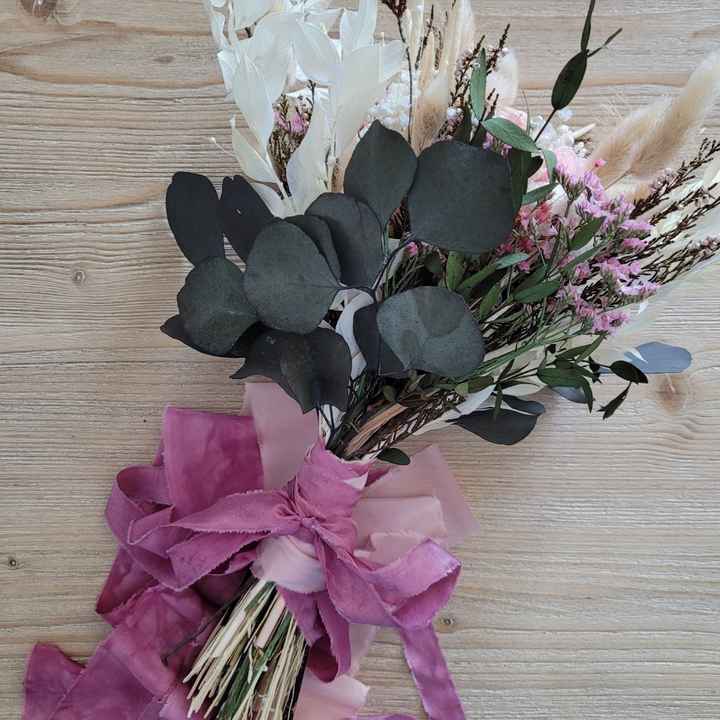 Bouquet Mariée Fleurs séchées 💐 Touche finale - 1